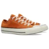 1970s OrangeBitte Retro Turn Fur Low Top Stilvolle Canvas-Schuhe Orange