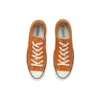 1970s OrangeBitte Retro Turn Fur Low Top Stilvolle Canvas-Schuhe Orange