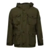 2L Bedruckte Utility-Jacke, asiatische Größen „Olivgrün“