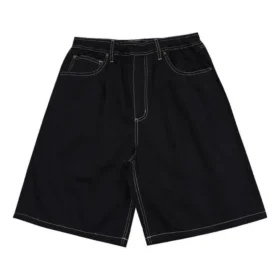 5-Pocket-Baggy-Shorts (asiatische Größen) „Schwarz“