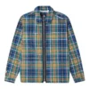All Over Print Utility Zip Front Shirt (asiatische Größen) „Blau“