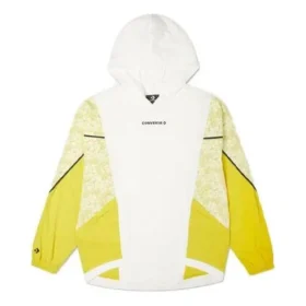 Athleisure Casual Sports Kontrastfarben Hoodie Weiß