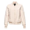 Baseballjacke asiatische Größen „Beige“
