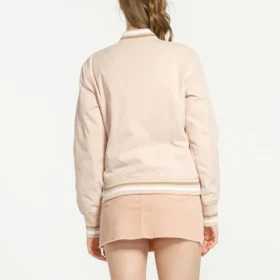 Baseballjacke asiatische Größen „Beige“