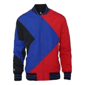 Baseballjacke asiatische Größen „Blau Rot Schwarz“