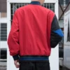 Baseballjacke asiatische Größen „Blau Rot Schwarz“