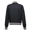Baseballjacke asiatische Größen „Schwarz Weiß“
