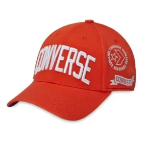 Baseballkappe mit großem Logo „Rot“