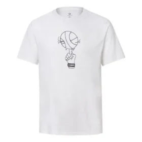 Basketball-T-Shirt mit Grafik „Weiß“