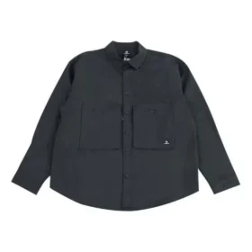 Baumwoll-Langarmshirt in asiatischen Größen „Black“
