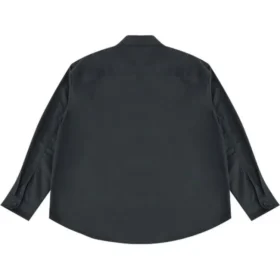 Baumwoll-Langarmshirt in asiatischen Größen „Black“