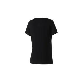 Bedruckt Sport Kurzarm Schwarz