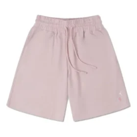 Bestickte Shorts mit Blumenmuster und Kordelzug, asiatische Größen, „Pink“