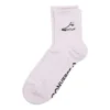 Bestickte Sneaker-Patch-Socken, zwei Paar „Pink“
