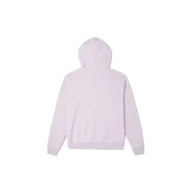 Bestickter einfarbiger Hoodie in Lila
