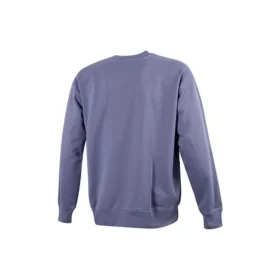 Besticktes Workmark-Fleece-Shirt mit Rundhalsausschnitt, asiatische Größen „Purple“