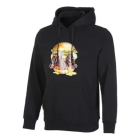 Burger Pullover Hoodie (asiatische Größen) „Schwarz“