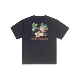 Campside T-Shirt asiatische Größen „Schwarz“
