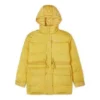Cargo-Daunenjacke mit Kapuze, asiatische Größen, „Gelb“