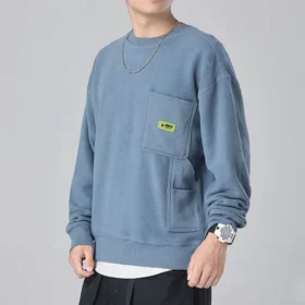 Carpenter Crew Pullover Sweater Asiatische Größen „Lakeside Blue“
