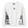 Casual Crew Sweater Asia Sizing „Weiß Schwarz“