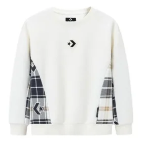 Casual Crew Sweater Asia Sizing „Weiß Schwarz“