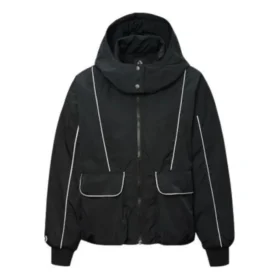 Casual-Daunenjacke, asiatische Größen „Schwarz“