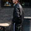 Casual Sports Stand Collar Baseball Jacke Asia Sizing „Black“