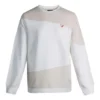Casual-Sweatshirt, asiatische Größen, „Weiß-Pink“