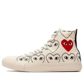 CDG x Converse Chuck Taylor All Star Multi Heart „Ivory Black“