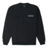 Chain Stitch Elevated Cardigan Pullover asiatische Größen „Black“