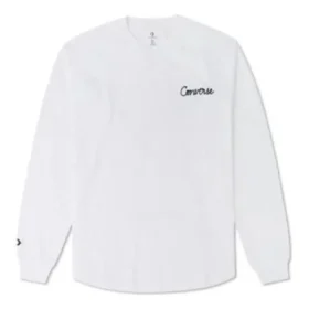 Chain Stitch Langarm-Raglan-T-Shirt asiatische Größen „Weiß“ Chain Stitch Langarm-Raglan-T-Shirt asiatische Größen „Weiß“