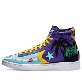 Chinatown Market x Pro Leather High „Lakers Championship Jacke“