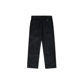 Chino-Hose aus Cord mit doppelten Falten, asiatische Größen „Schwarz“