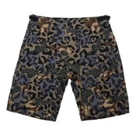 Chino-Shorts mit Camouflage-Print, asiatische Größen „Graugrün“