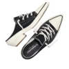 Chuck 70 De Luxe Spitz-Mule mit Absatz und Plateau „Black“