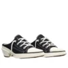 Chuck 70 De Luxe Spitz-Mule mit Absatz und Plateau „Black“