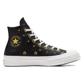 Chuck 70 Hi „Black White Gold Metallic“