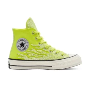 Chuck 70 High „Archival Glitter Flame – Lemon Venom“