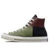 Chuck 70 High „Crafted Patchwork – Trolled Green Earth Brown“