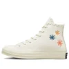 Chuck 70 High „Embroidered Floral – Egret“