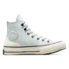 Chuck 70 High Leder „Weiß-Beige“