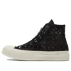 Chuck 70 High „Speckled Black Crochet“
