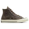 Chuck 70 Leather Overlay High „Engine Smoke“
