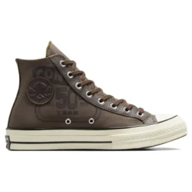 Chuck 70 Leather Overlay High „Engine Smoke“