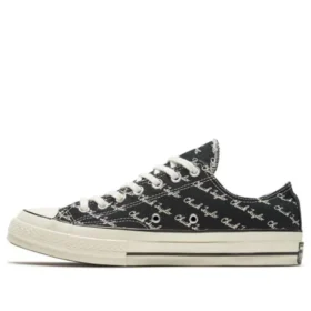 Chuck 70 Low „Scripted Signature Print – Black Egret“