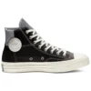Chuck 70 Mixed Material Hi „Black Egret“