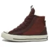Chuck 70 Sneakers aus Leder und Wildleder „Charcoal“