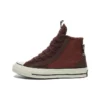 Chuck 70 Sneakers aus Leder und Wildleder „Charcoal“