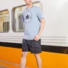Chuck Patch T-Shirt asiatische Größen „Armory Blue“